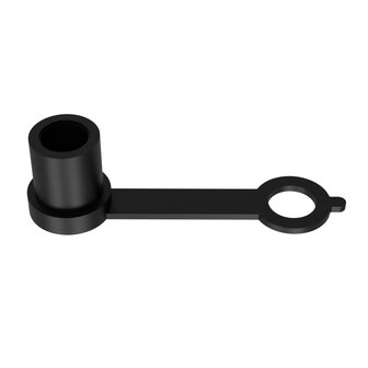 Grease nipple cap anti-loss black | &Oslash;6mm | TPE rubber | 1,000 pcs.