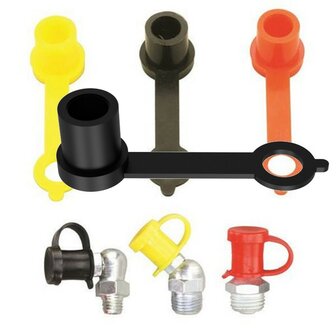 Grease nipple cap anti-loss | &Oslash;6mm | TPE rubber | 10,000 pcs. RAL COLOR