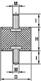 TRDA2020M6x18 | &Oslash;20x20 - M6 x 18