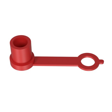 Grease nipple cap anti-loss red | Ø6mm | 1,000 pcs.