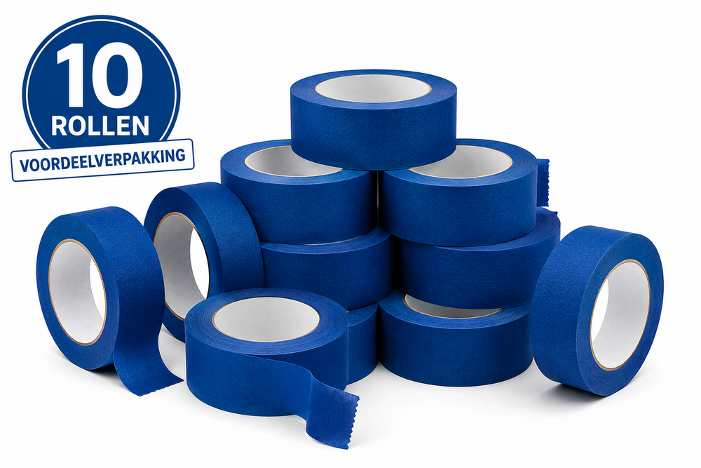 Blue masking tape | 10 rolls 24mm x 50m